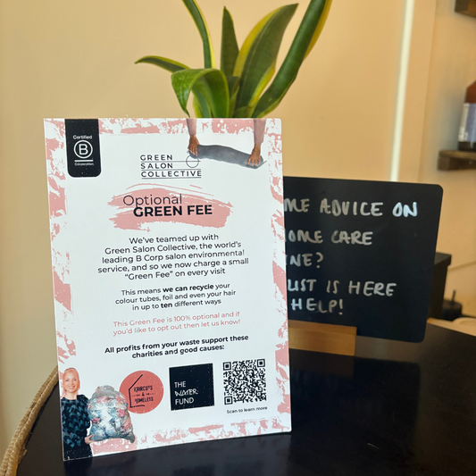 Green Fee Marketing Kit (Reception Strut x2, QR stickers x4)