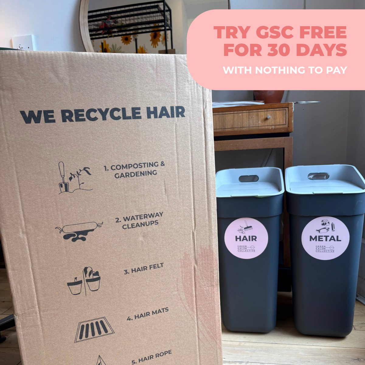 STARTER KIT (hair & metal) with Returns Box
